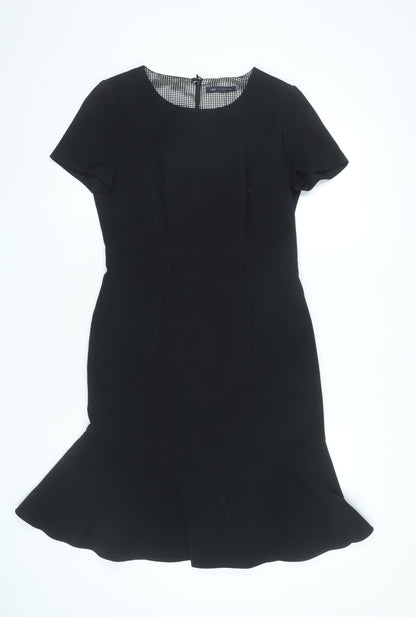 Marks and Spencer Women’s Black Size 10 Sheath Knee Length Dress