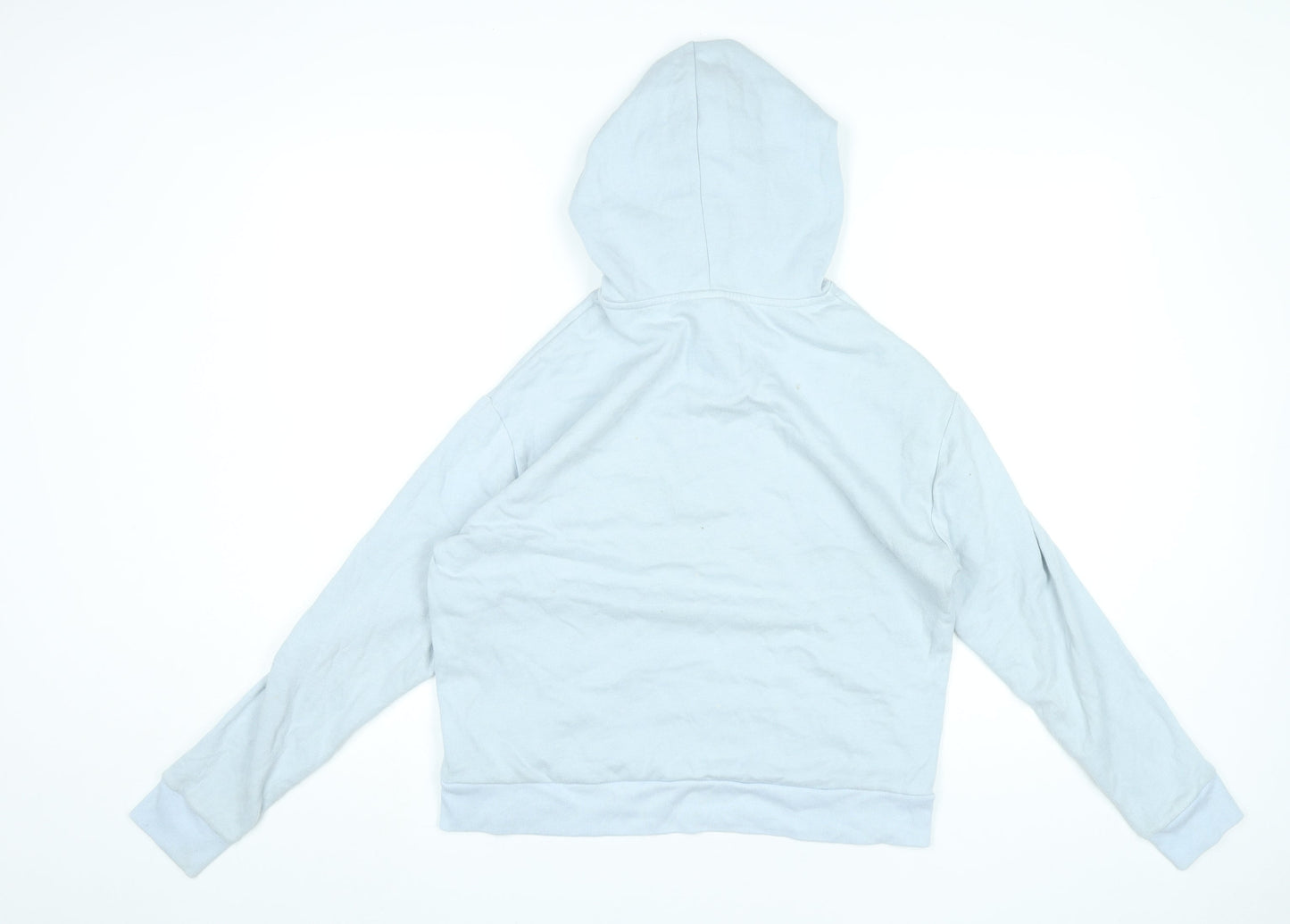 Victoria's Secret PINK Womens White XS Pullover Hoodie Logo Cotton Blend