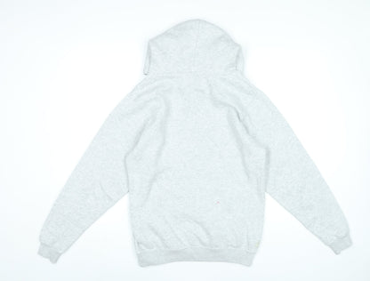 PrettyLittleThing Women’s Grey XS Pullover Hoodie Cotton Blend