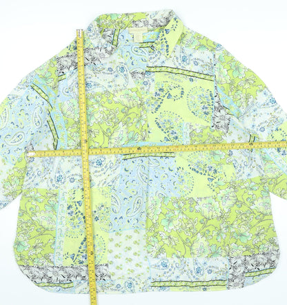 Womens UK Size 2XL Cynthia Rowley Multicoloured Tunic Blouse
