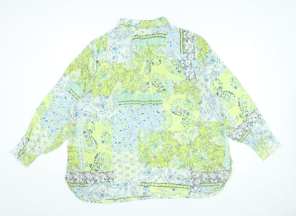 Womens UK Size 2XL Cynthia Rowley Multicoloured Tunic Blouse