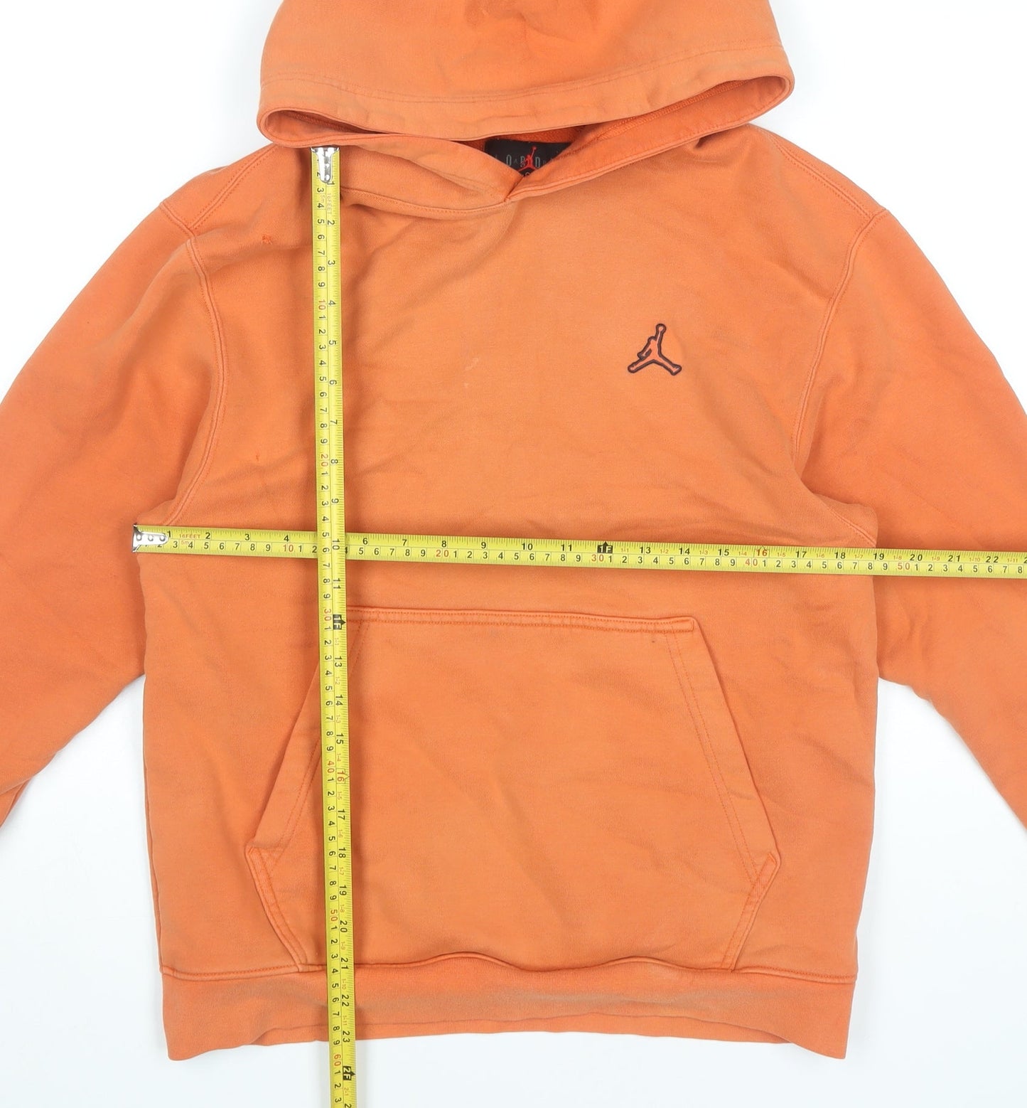 Mens UK Size S Jordan Orange Pullover Hoodie