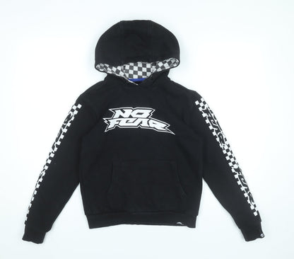 No Fear Boys Black Hoodie 11-12 Years Pullover Graphic Racing Print