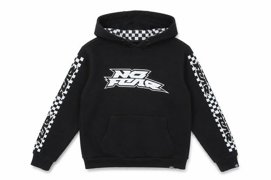 No Fear Boys Black Hoodie 11-12 Years Pullover Graphic Racing Print