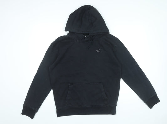Mens UK Size S Hollister Black Pullover Hoodie