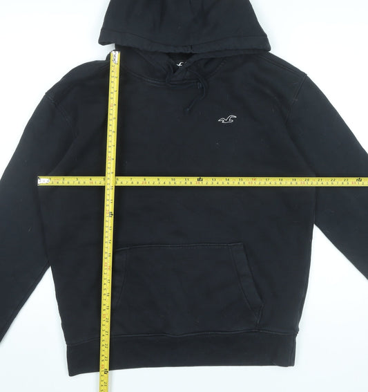 Mens UK Size S Hollister Black Pullover Hoodie