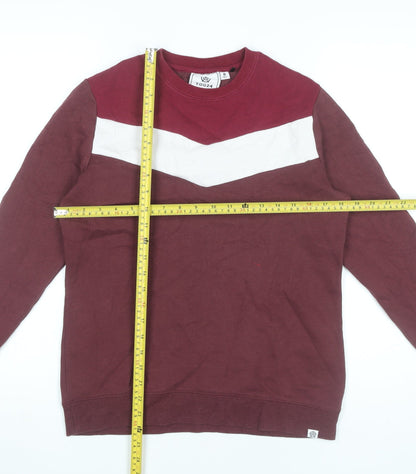 TOG24 Women’s Red Colourblock Sweatshirt Size 8 Pullover