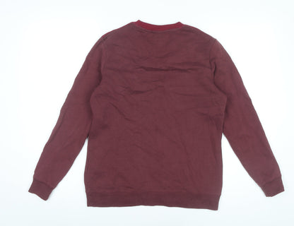 TOG24 Women’s Red Colourblock Sweatshirt Size 8 Pullover