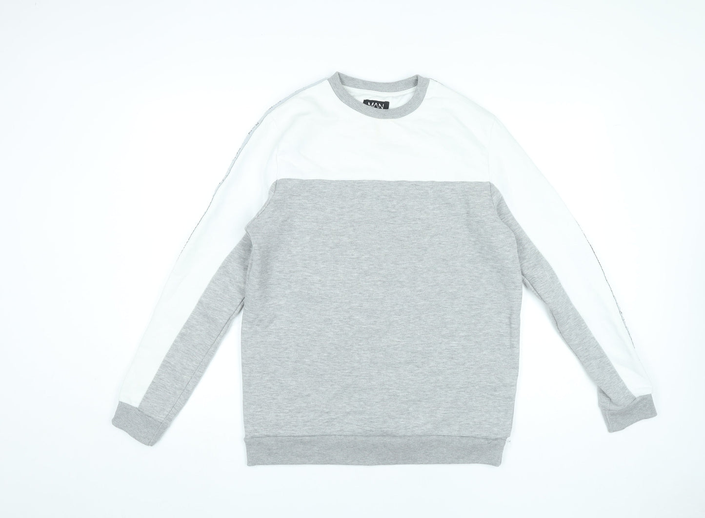 Mens UK Size M BoohooMAN Multicoloured Pullover Sweatshirt