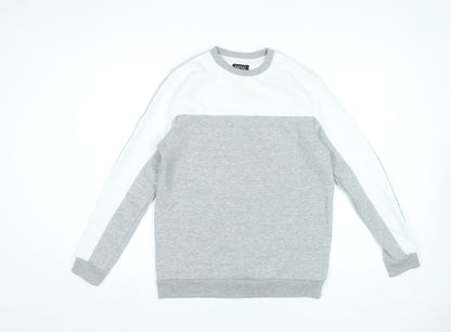 Mens UK Size M BoohooMAN Multicoloured Pullover Sweatshirt
