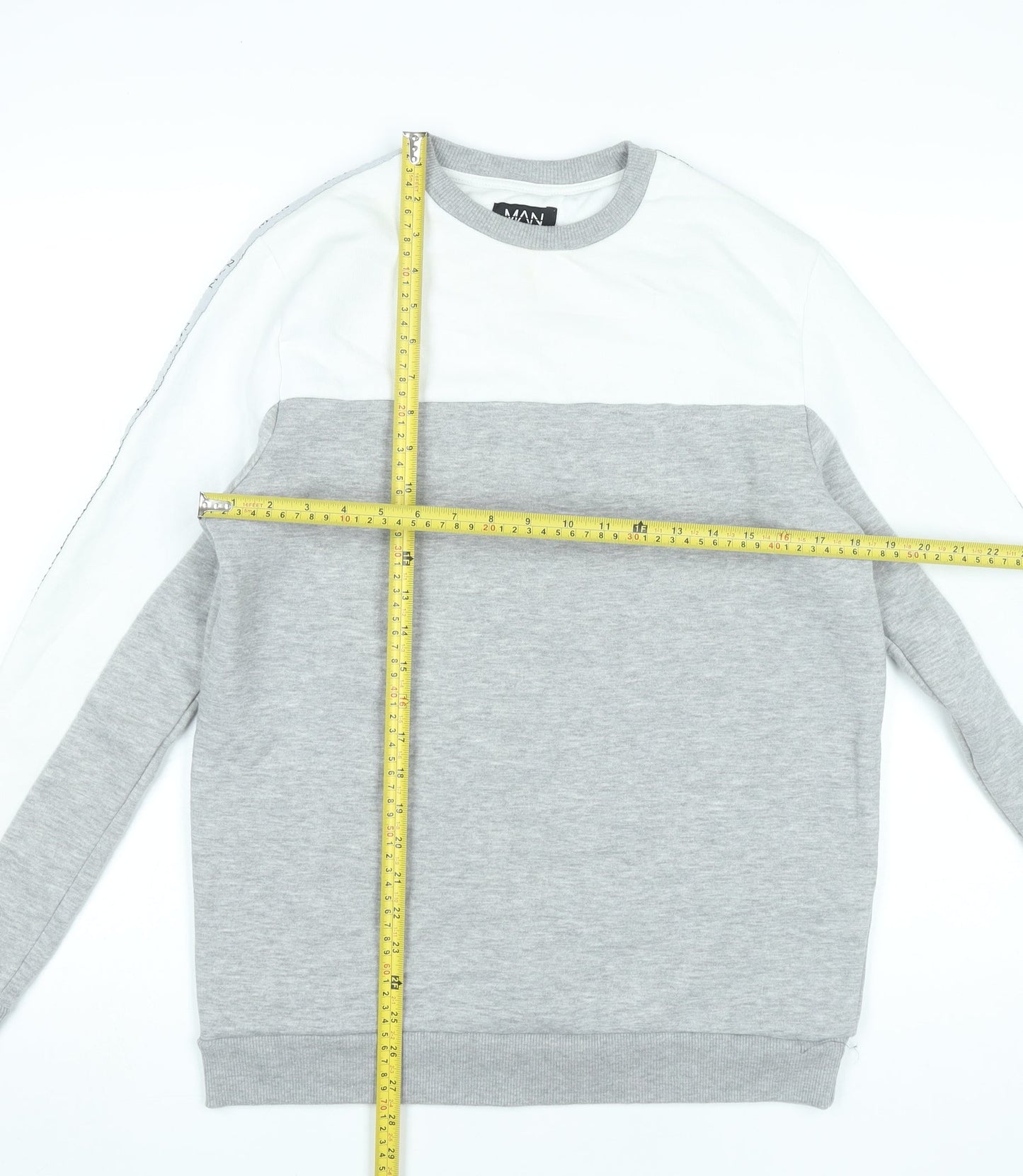 Mens UK Size M BoohooMAN Multicoloured Pullover Sweatshirt