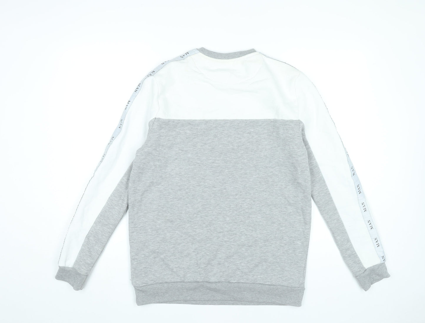 Mens UK Size M BoohooMAN Multicoloured Pullover Sweatshirt