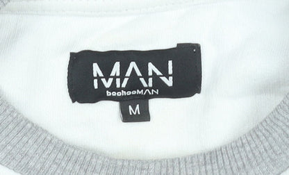 Mens UK Size M BoohooMAN Multicoloured Pullover Sweatshirt