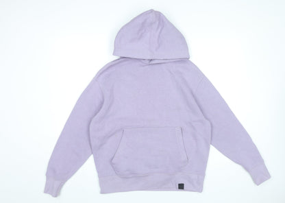 Mens UK Size XS Pull&Bear Purple Pullover Hoodie