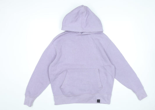 Mens UK Size XS Pull&Bear Purple Pullover Hoodie