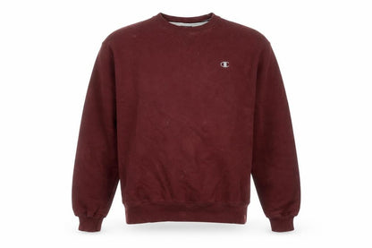Mens UK Size L Champion Red Pullover Sweatshirt