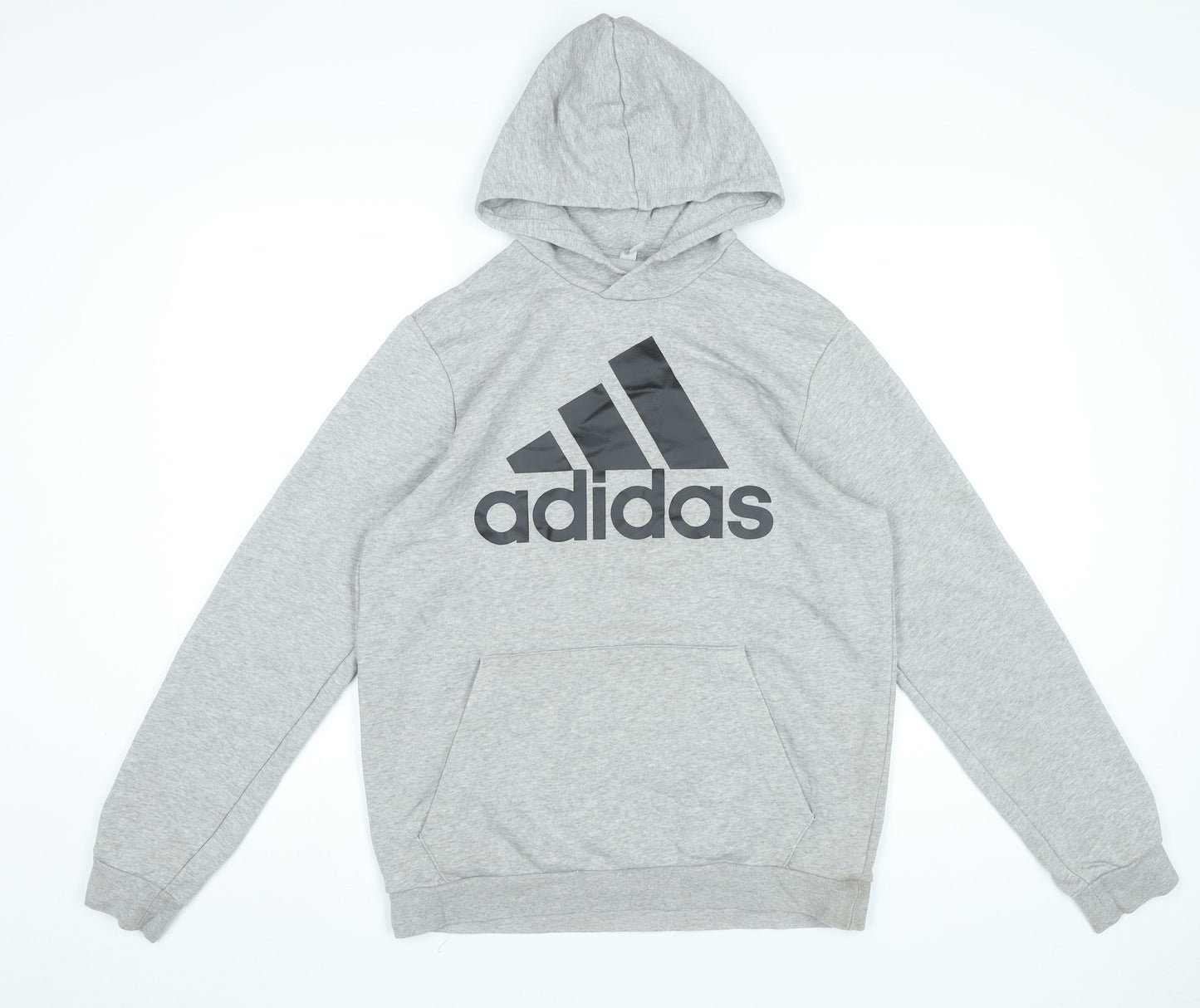 Mens UK Size M adidas Grey Pullover Hoodie