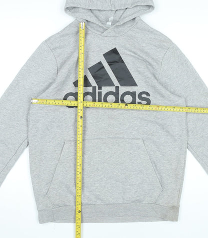 Mens UK Size M adidas Grey Pullover Hoodie