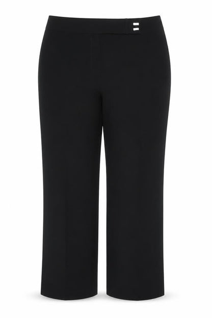Womens UK Size 18 essence Regular Fit Dress Pants Black Trousers