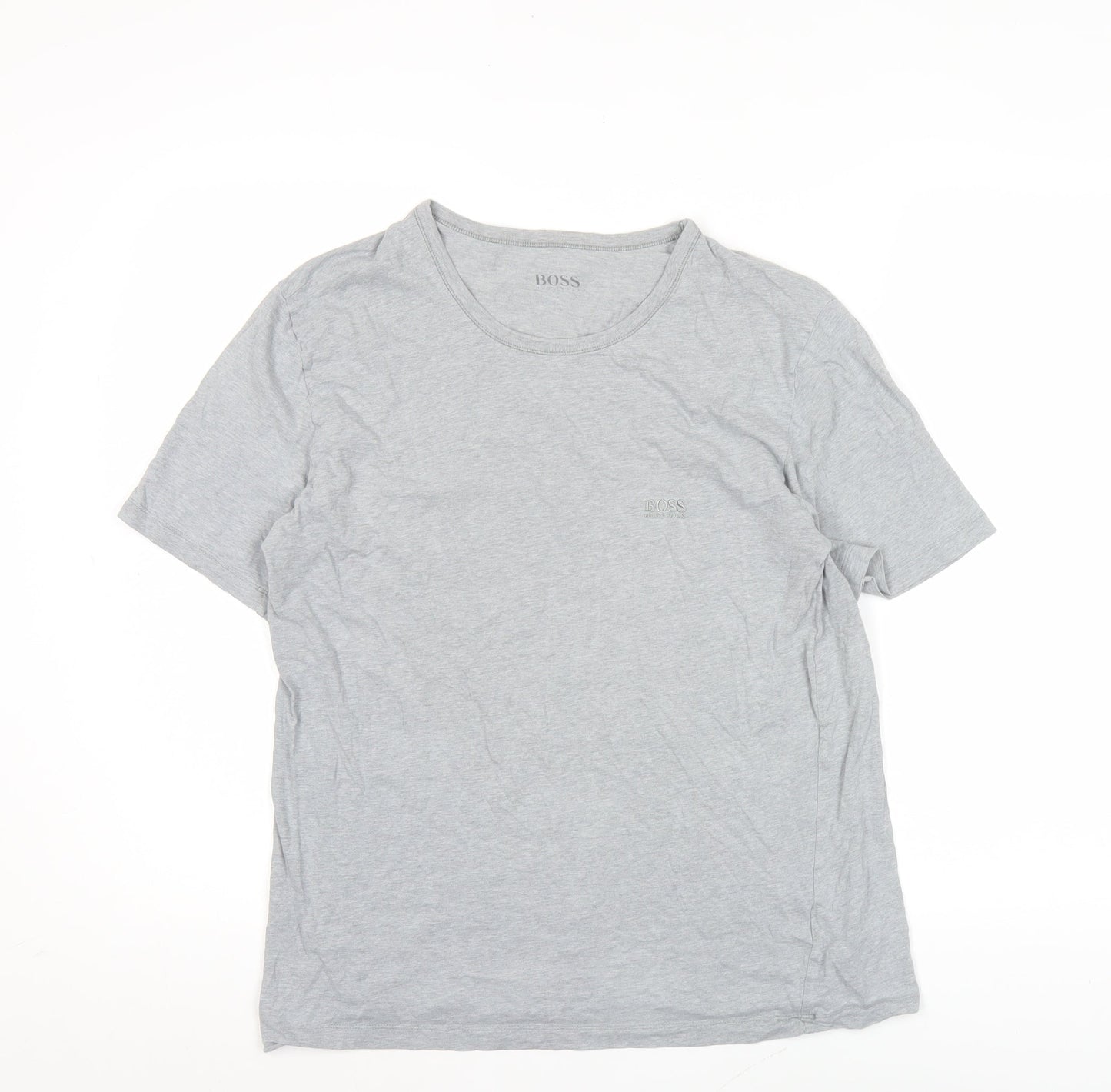 Mens UK Size L Boss Grey  T-Shirt