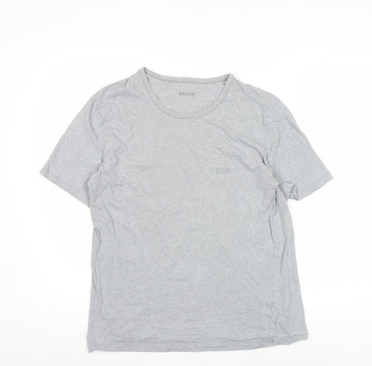 Mens UK Size L Boss Grey  T-Shirt