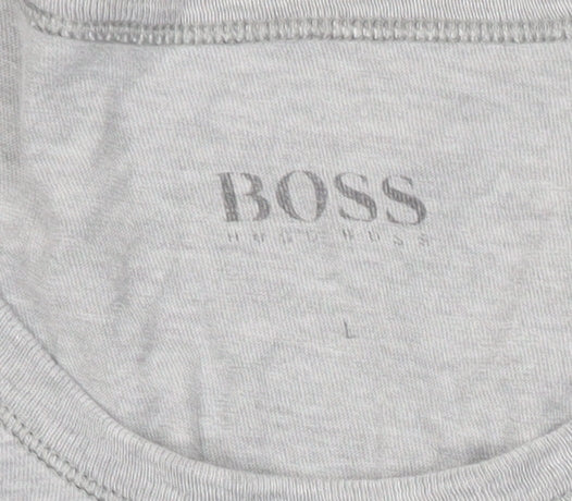 Mens UK Size L Boss Grey  T-Shirt