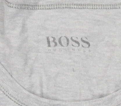 Mens UK Size L Boss Grey  T-Shirt