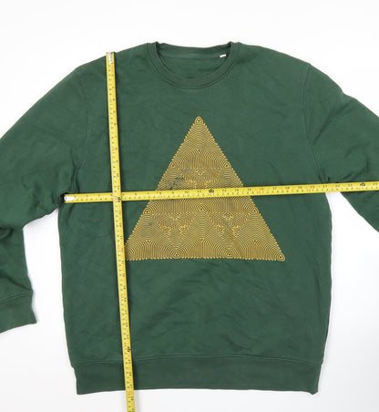 Mens UK Size XL Stanley/Stella Green Pullover Sweatshirt