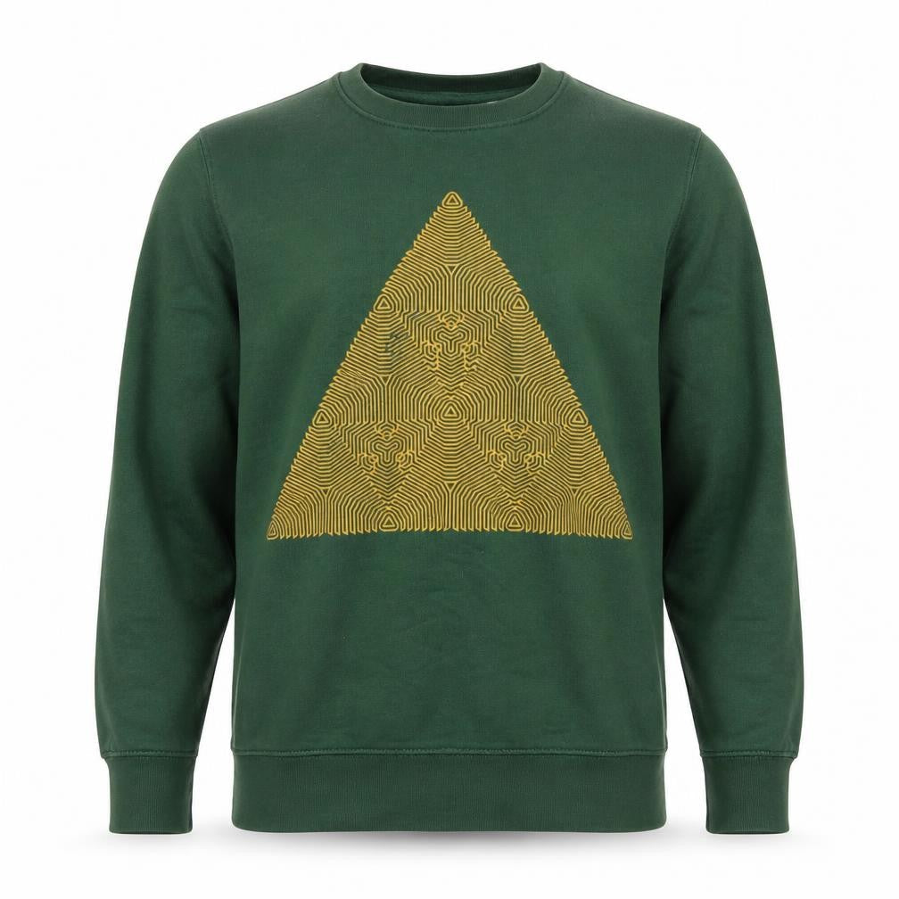 Mens UK Size XL Stanley/Stella Green Pullover Sweatshirt