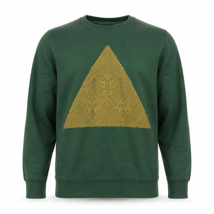 Mens UK Size XL Stanley/Stella Green Pullover Sweatshirt