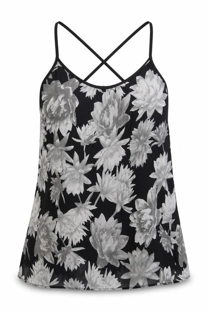 Womens UK Size M French Connection Black Camisole Tank
