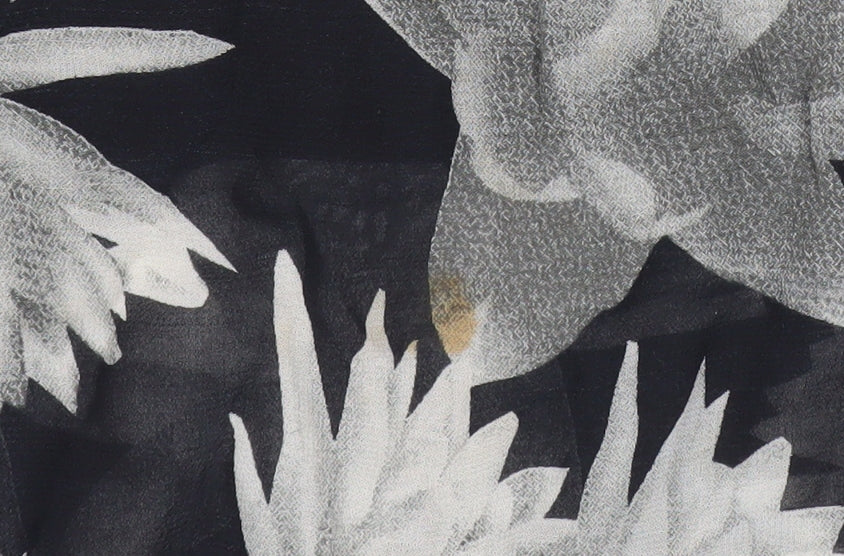 French Connection Women’s Black Floral Camisole Tank Top Size M