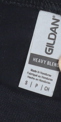 Gildan Women’s Black Pullover Sweatshirt Small PlusGrade Graphic