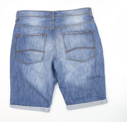Denim Co. Men’s Blue Denim Chino Shorts Size 32 Regular Fit