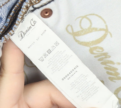 Denim Co. Men’s Blue Denim Chino Shorts Size 32 Regular Fit