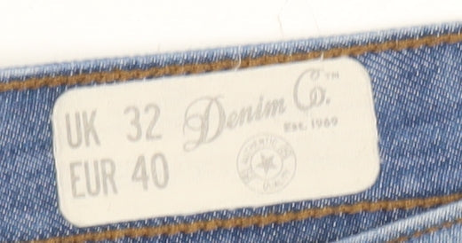 Denim Co. Men’s Blue Denim Chino Shorts Size 32 Regular Fit