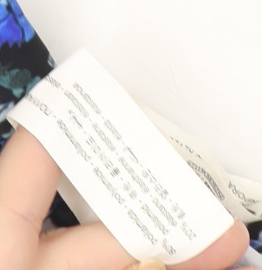 Zara Women’s Multicoloured Floral Playsuit Size 8 Sleeveless