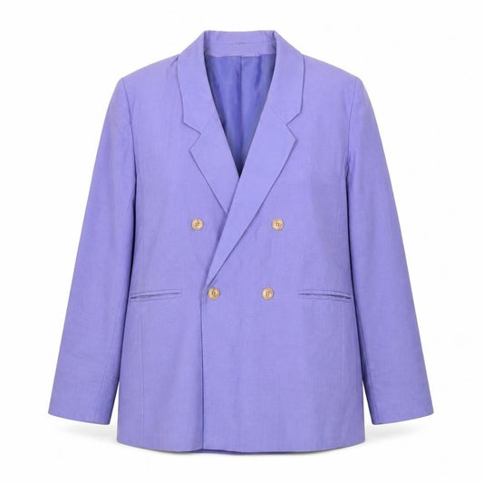 Womens UK Size 16 Features Regular Purple Blazer