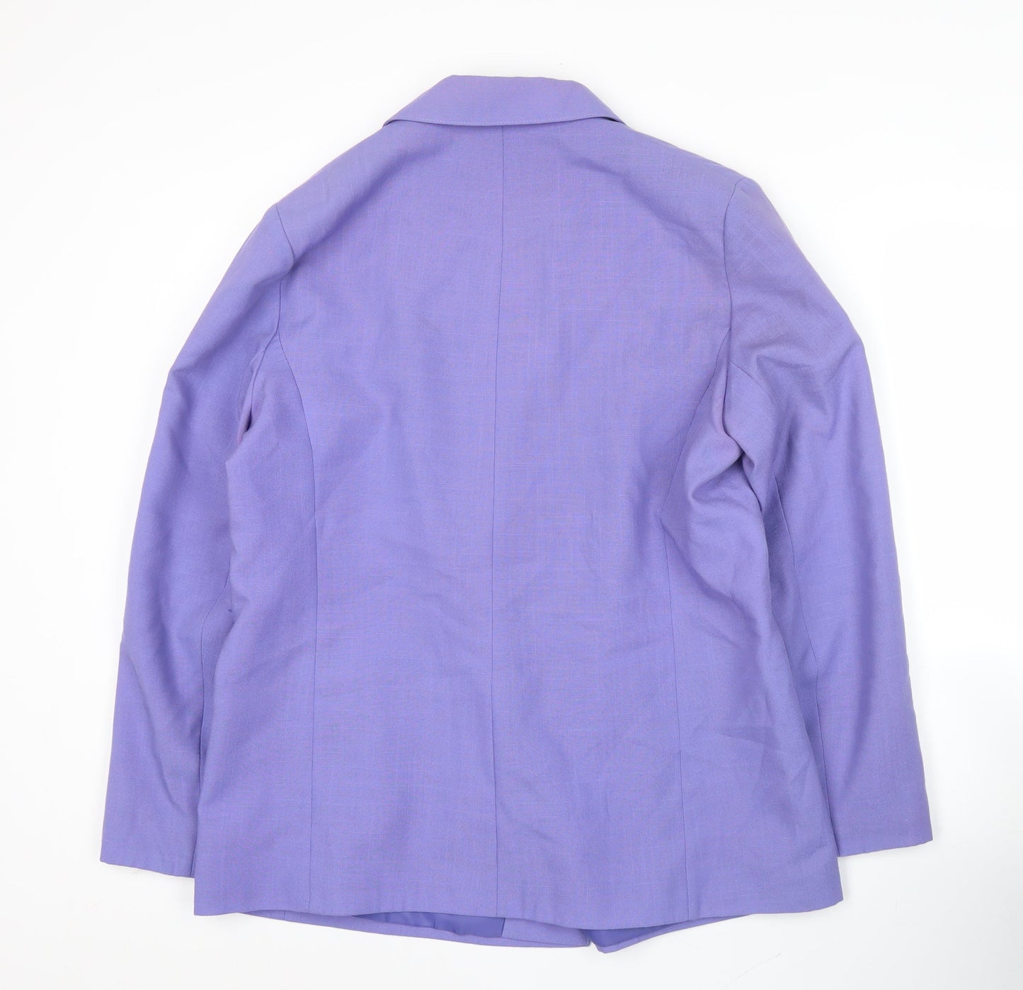Womens UK Size 16 Features Regular Purple Blazer
