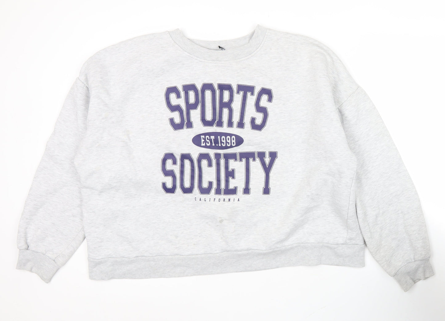 Womens UK Size 18 ASOS Grey Pullover Sweatshirt