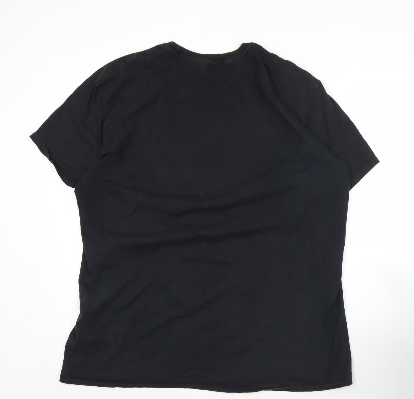 Mens UK Size L boohooMAN Black  T-Shirt