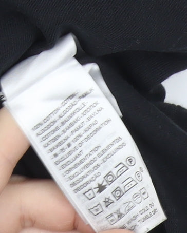 Levi's Mens Black 2XL Crew Neck Short Sleeve Cotton T-Shirt