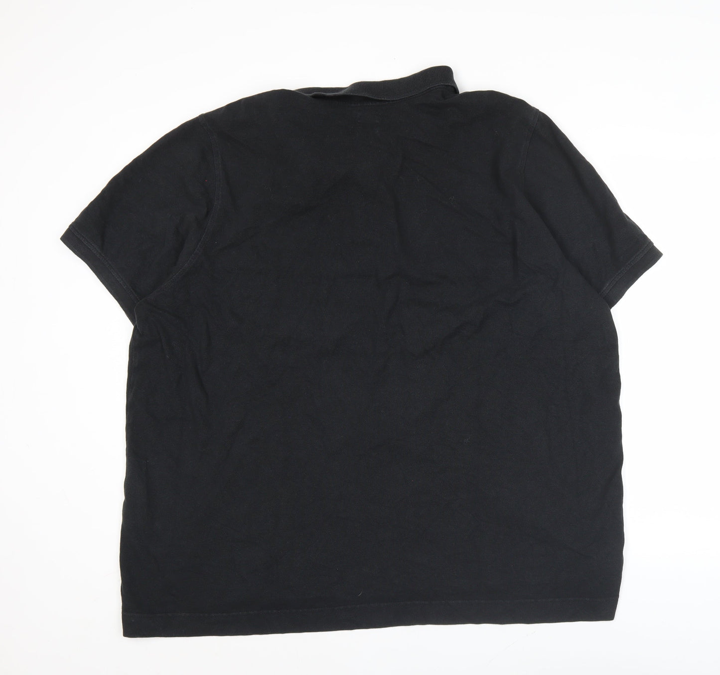 Levi's Men Black 2XL Polo Shirt Cotton Short Sleeve Casual