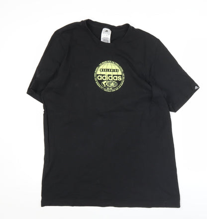 Mens UK Size M adidas Black  T-Shirt