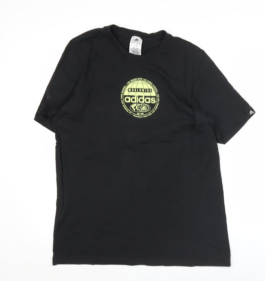 Mens UK Size M adidas Black  T-Shirt