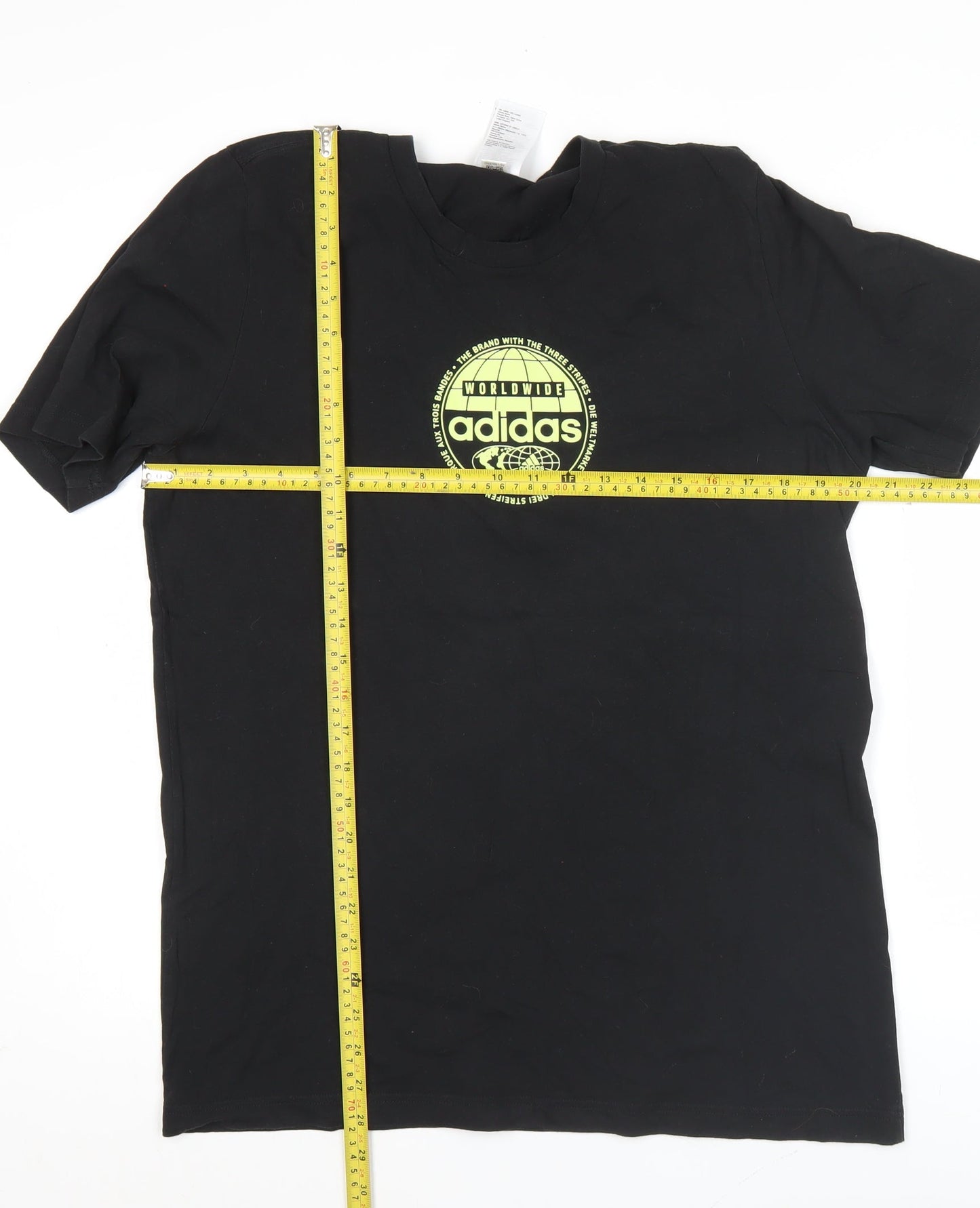 Mens UK Size M adidas Black  T-Shirt