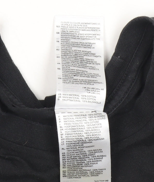 Mens UK Size M adidas Black  T-Shirt