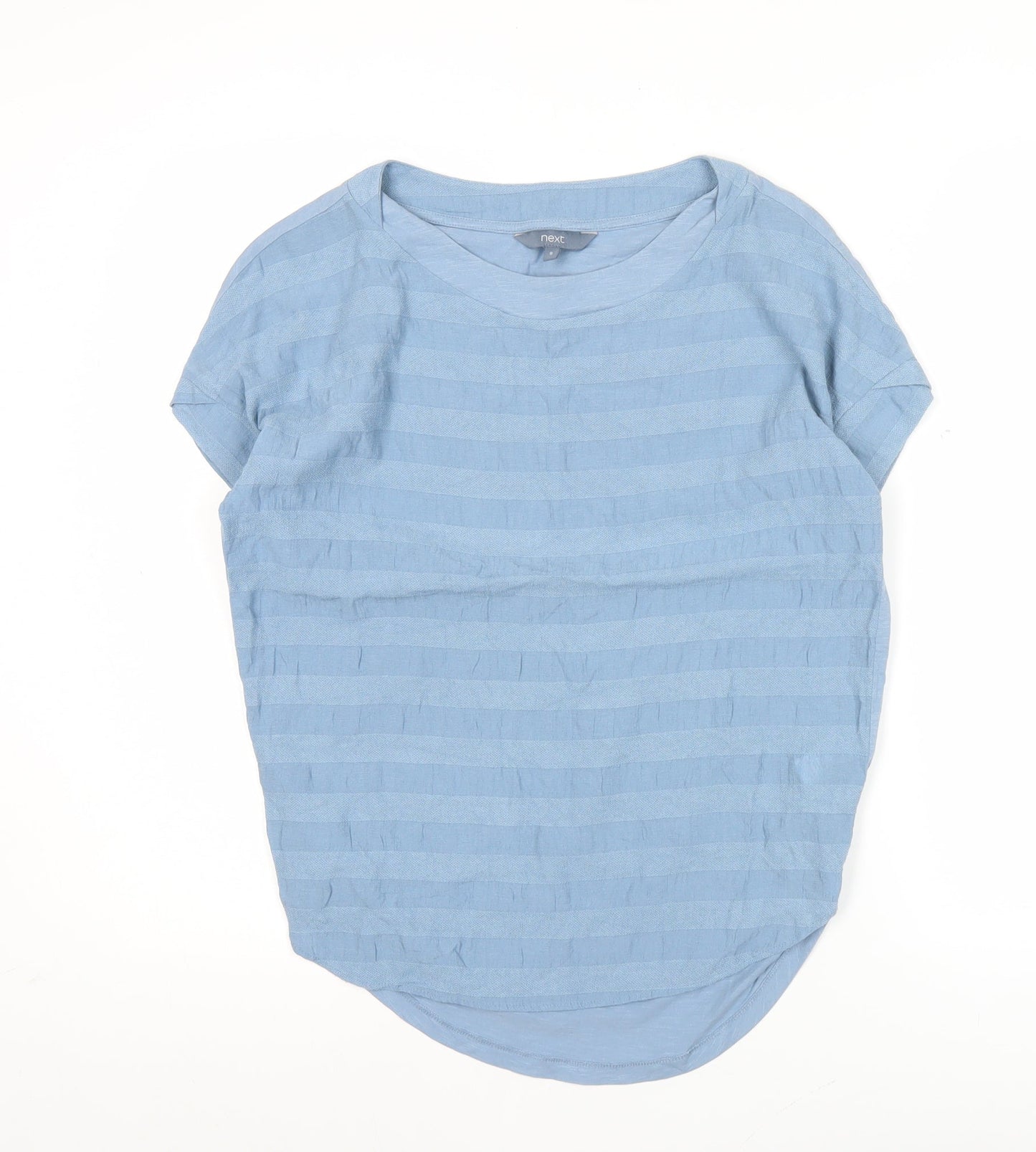 Womens UK Size 8 NEXT Blue Basic T-Shirt