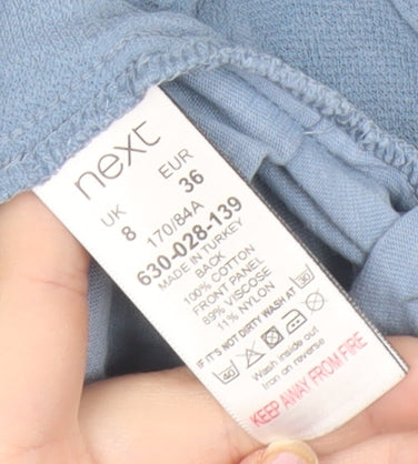 Womens UK Size 8 NEXT Blue Basic T-Shirt