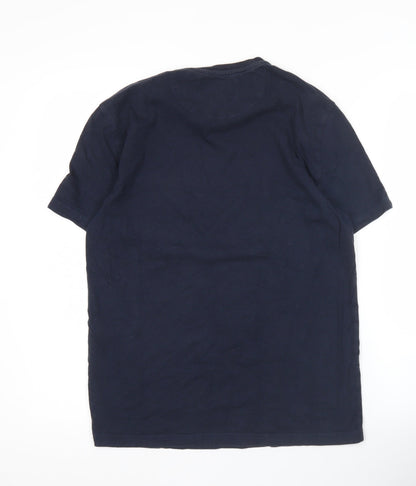 Original Penguin Men's Blue Small Crew Neck Pocket T-Shirt